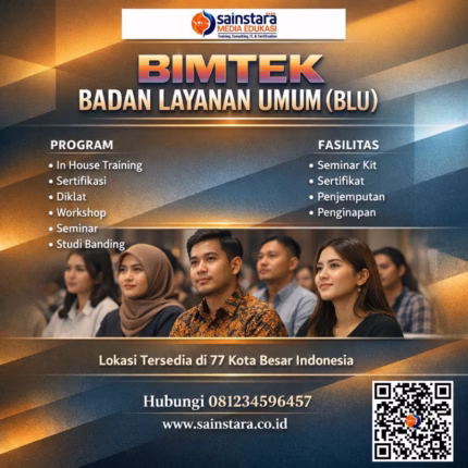 Bimtek SPI BLU & Audit Internal 2026 Terbaru | Sainstara