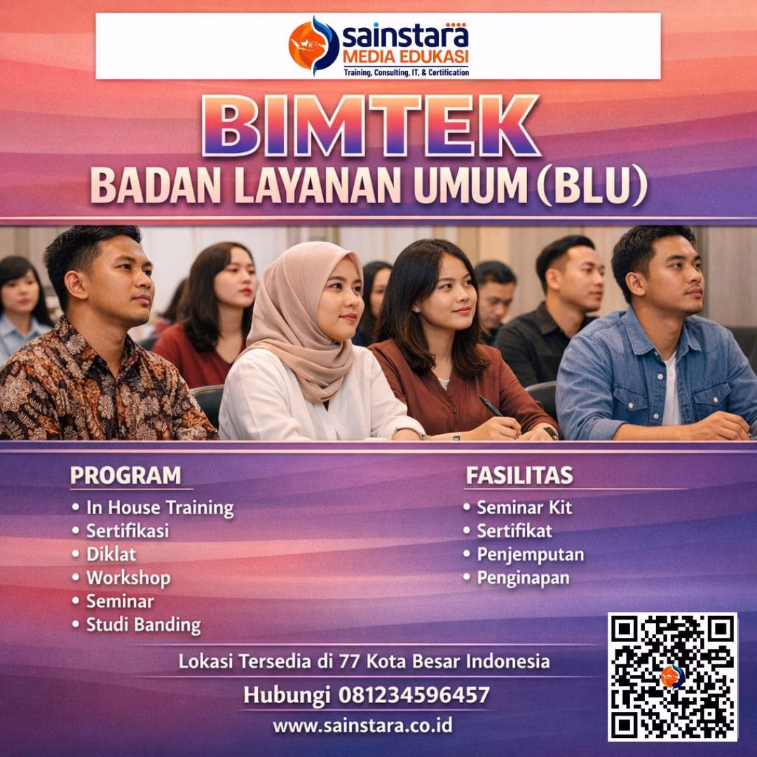 Bimtek Pengelolaan Belanja BLU 2026 | Pengadaan Fleksibel Terbaru Bimtek Pengelolaan Belanja BLU 2026 | Pengadaan Fleksibel Terbaru